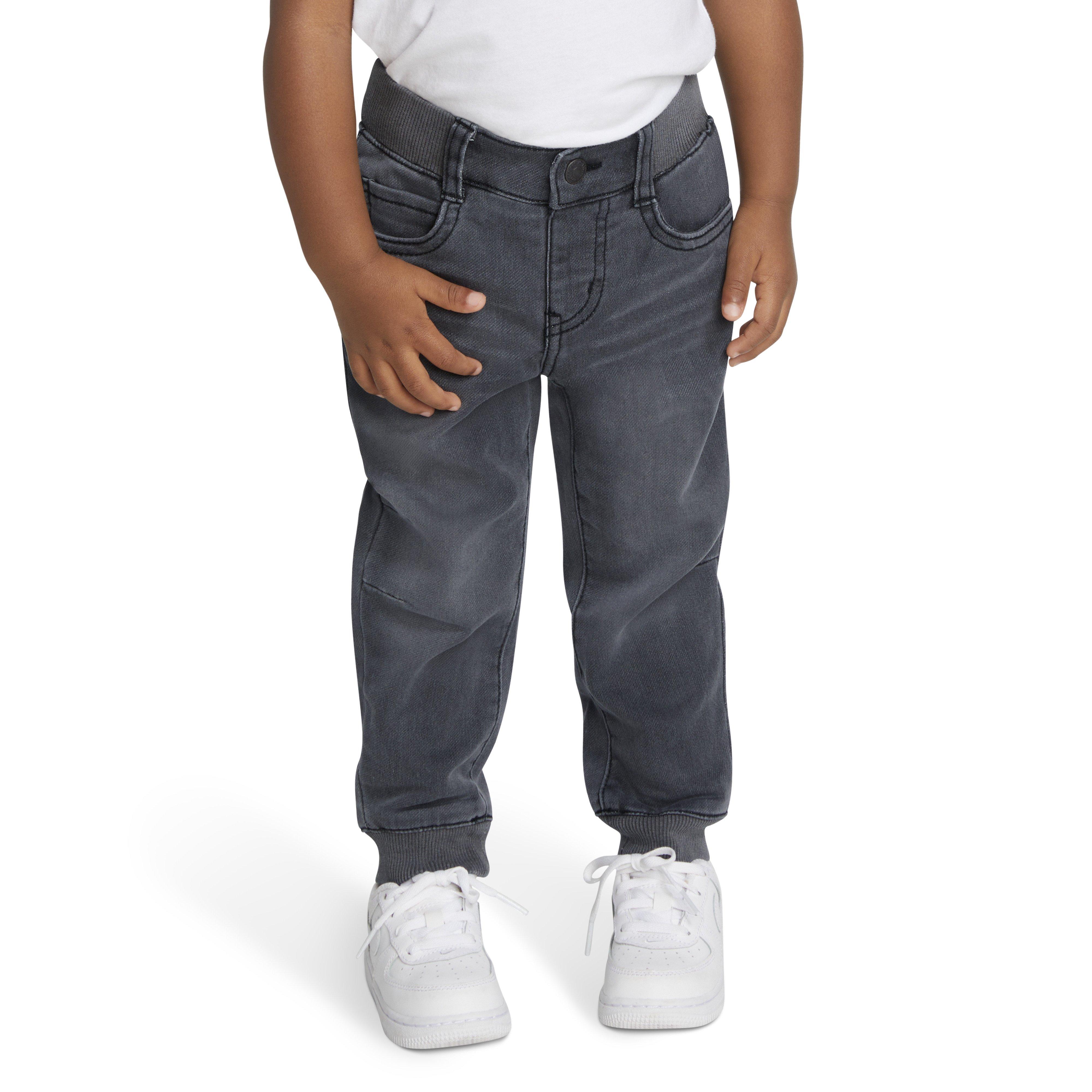Levi's Toddler Boys' Pebble Grey Denim Jogger Pants - GREY
